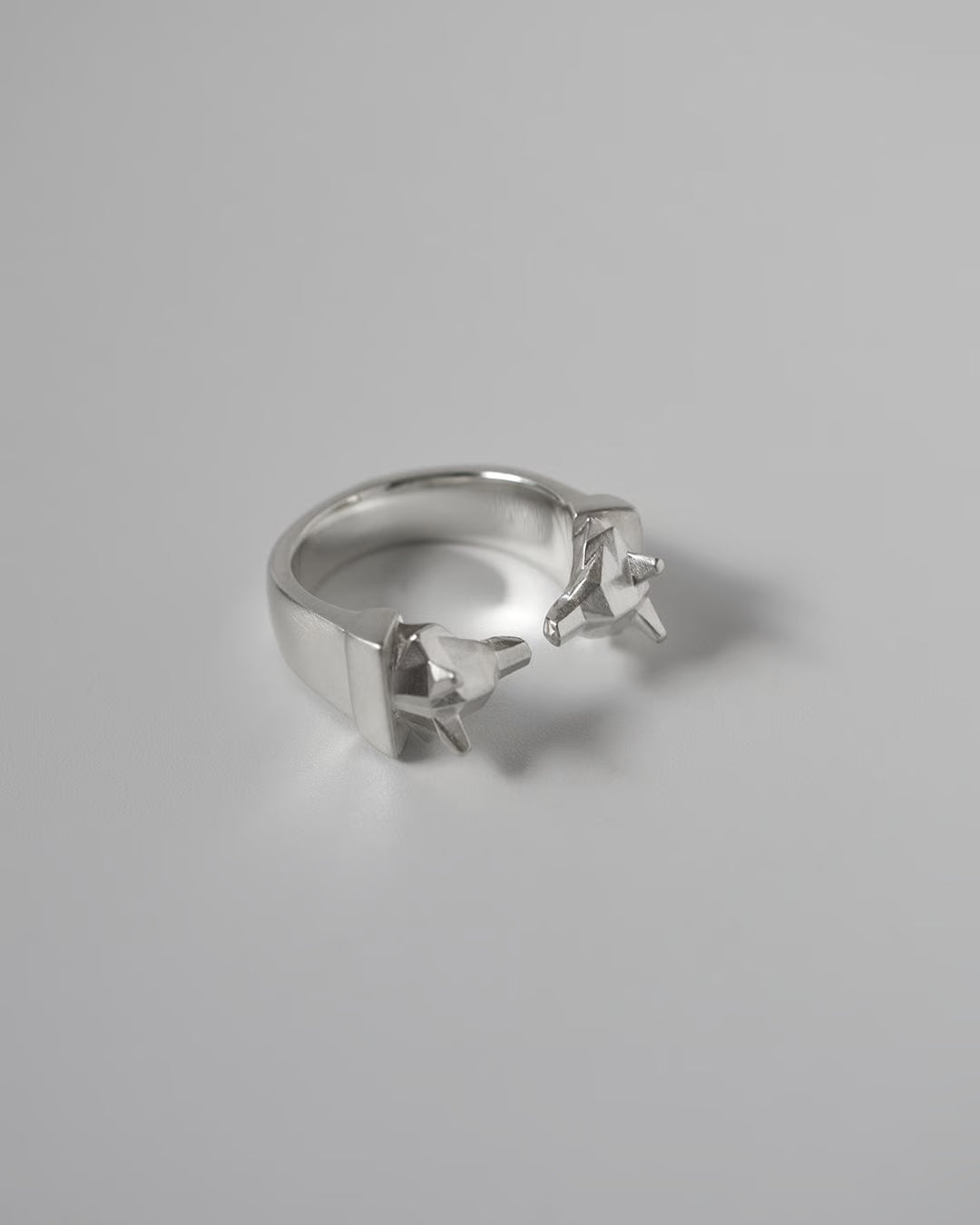 Wolf Face Ring